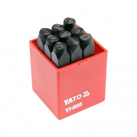 Number Stamps 9Pcs YT-6855 YATO