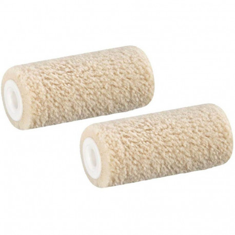 Rullis MINI 6cm, plūksna 5mm, filcis, bēšs (2 gab.); 86610799 COLOR EXPERT