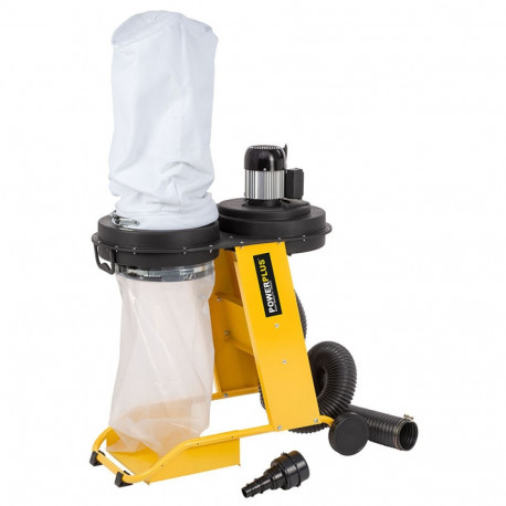 POWERPLUS dust and chip extractor POWX2090 550W 65L 100mm hose 900m³h Black Yellow