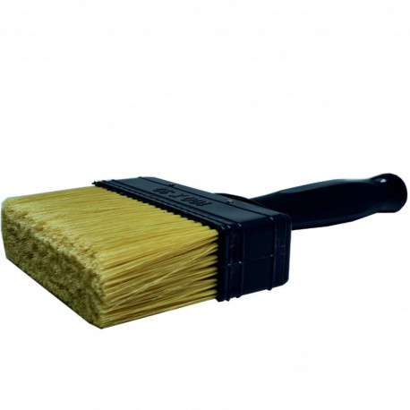 Tapešu birste 3x10cm, jaukti gaiši sari, plastmasas kāts