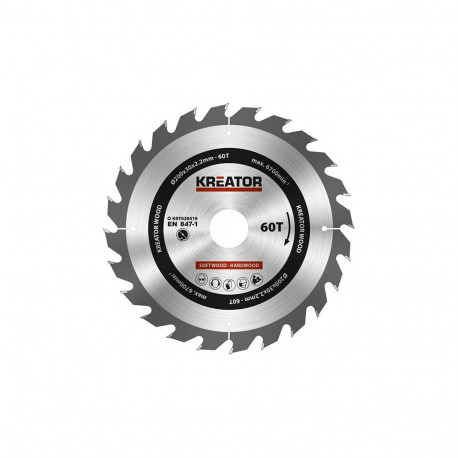 Saetera puidule Ø190x30x2,2mm, 24 hammast Kreator