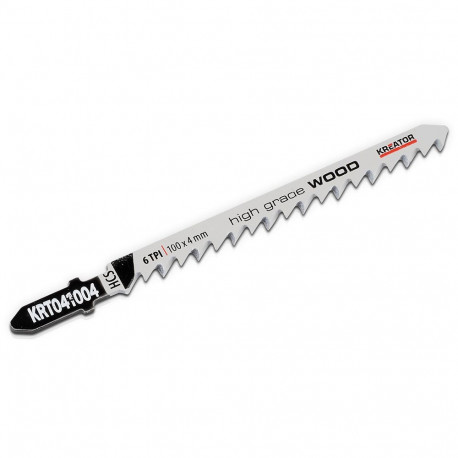 Tikksaetera puidule 100x4mm 6TPI (2tk.) Kreator