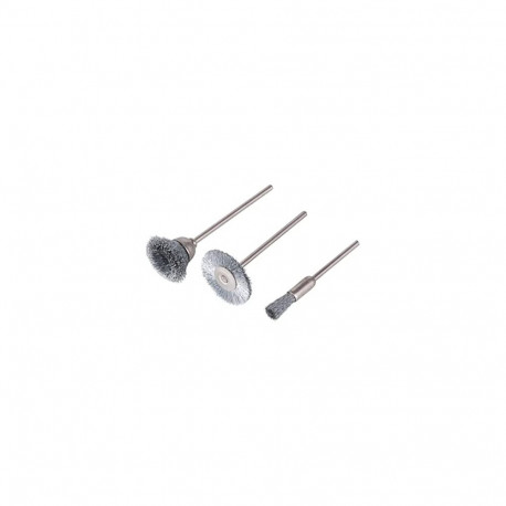 Mini traatharjade komplekt, 3 osa - sirge, ketas ja kauss. Saba 2.3mm