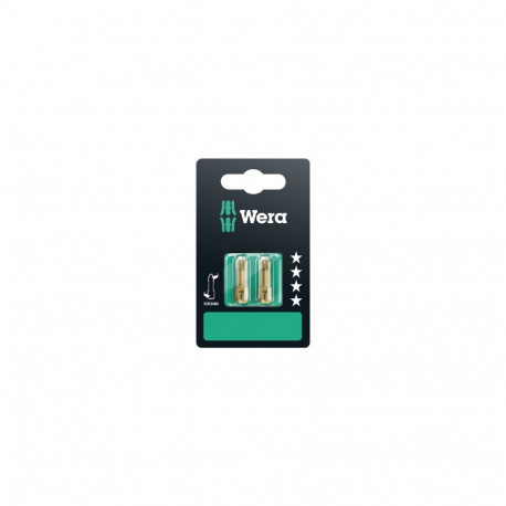 Wera 855/1 TH Torsion bits PZ 2 x 25mm 2pcs