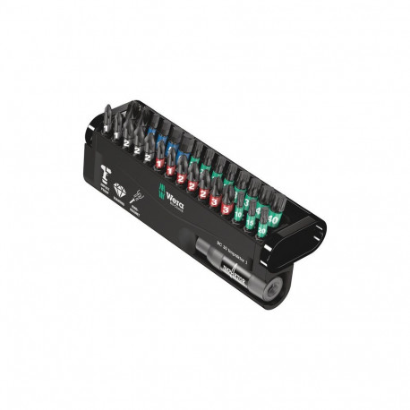 Wera Bit-Check 30 Impaktor 1 otsikukomplekt – 30-osaline, Impaktor-tehnoloogia, magnethoidjaga vars,