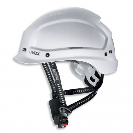 uvex pheos alpine safety helmet – short brim, six-point textile suspension, adjustable ventilation, 