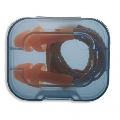 Uvex Whisper corded reusable TPE earplugs – moderate hearing protection, SNR 22 dB, dielectric, hygi