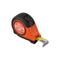 Bahco MTB-8-25-M short measuring tape – 8 m length, 25 mm nylon-coated carbon steel blade, magnetic 
