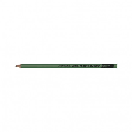 Masonry pencil 30cm Markal, green varnished (12pcs)