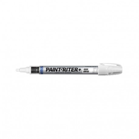 Markal Pro-Line XT paint marker – 3 mm medium bullet tip, white enamel resin paint, durable metal ba