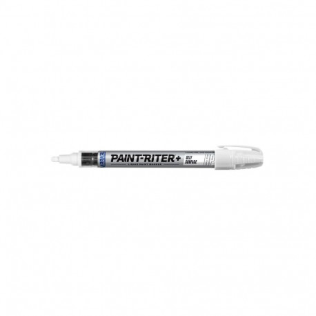 Markal Pro-Line HP paint marker – 3mm medium bullet tip, white, xylene-free liquid paint, metal barr