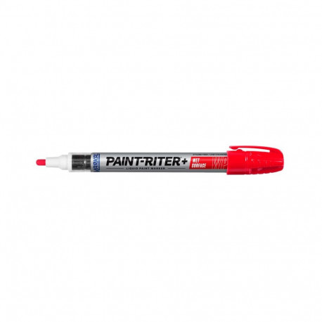 Markal Pro-Line WP paint marker – wet surface adhesion, 3mm tip, red, metal barrel, fiber tip, xylen