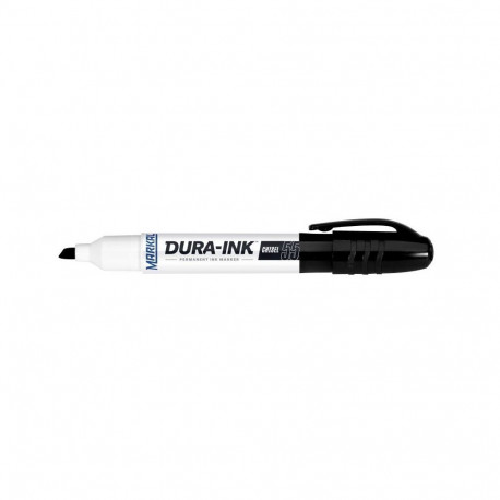 Blackmarkor Ink Chisel 55 permanent marker – black ink, chisel tip, medium flow, Dura-INK®55 technol