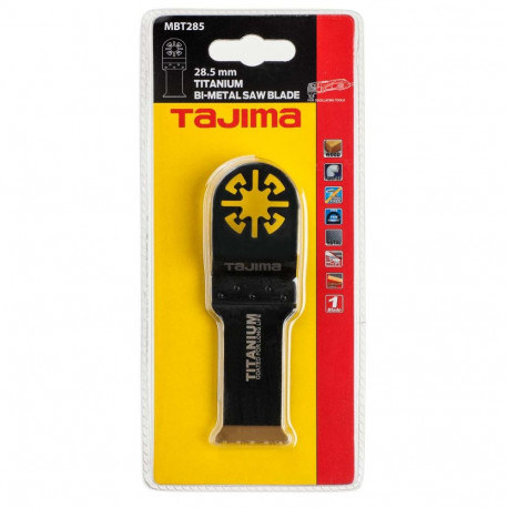Multitool bimetal saw blade titanium coated for wood, plastic and metal, flush cut 28.5mm