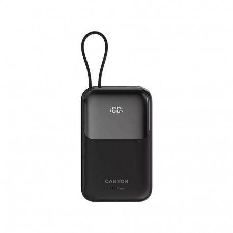 Power bank Canyon 10000mAh 22,5W, Black
