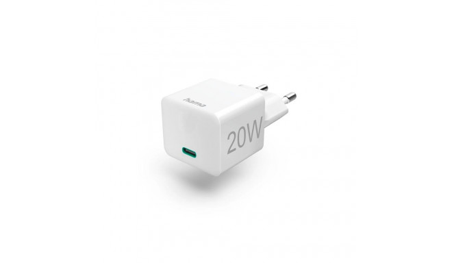 Hama USB-C laadimisadapter 20W, white