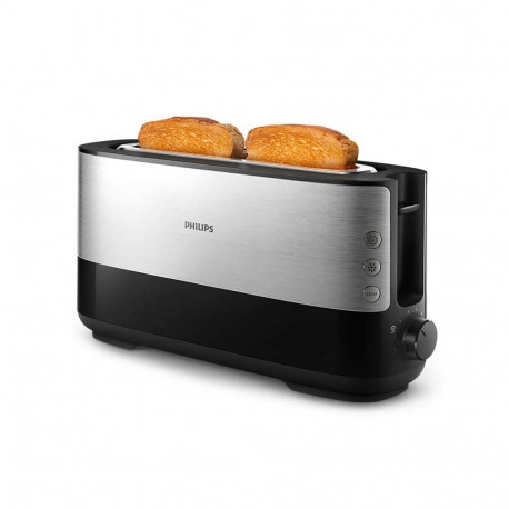 Röster Philips, 1 lai ava, inox-must