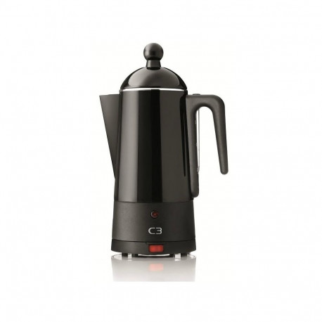 Mulksukann 6 tassi C3, must