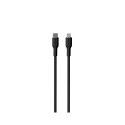 Kaabel Puro Soft USB-C/Lightning 1,5m, must