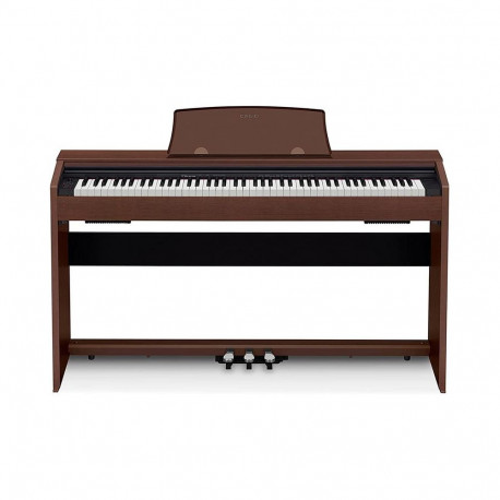 Digitaalne klaver Casio Privia, 88 klahvi, pedaalid, pruun