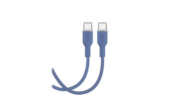 Cable Puro Soft USB-C/USB-C 1.5m, Blue