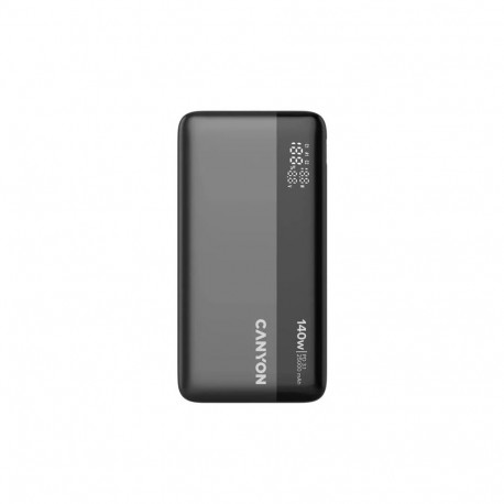 Power bank Canyon 25000mAh 140W LCD, Dark Grey