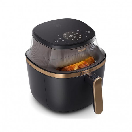 Kuumaõhufritüür, aknaga, Philips 6,2 L, must