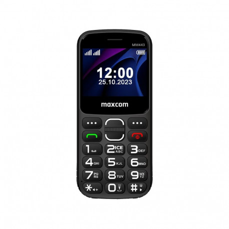 Maxcom MM443 4G dokiga nuputelefon, must
