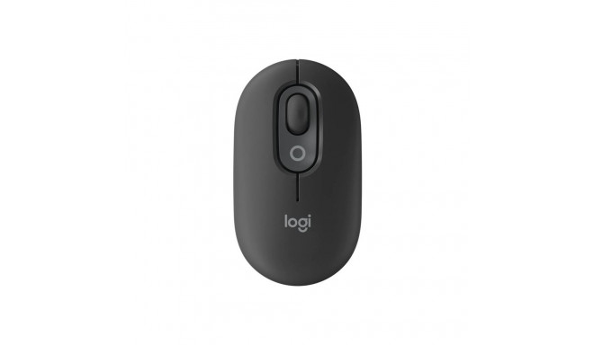 Juhtmeta Hiir Logitech POP Emoji, must