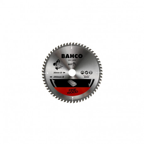 Circular saw blade Bahco 305x30mm 60H 0°, for wood