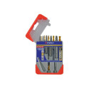 Tivoly extractor and drill bit set – 10-piece, screw extractors N1-N5, TiN-coated HSS drill bits 2.8