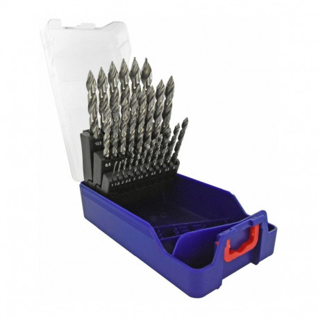 Metallipuuride komplekt 1-13mm, HSS "Smart Point" progresseeruva tipuga, 25 puuri