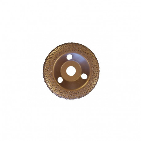 Hemiellipsoidal Grit 24 Medium Gold tungsten carbide universal abrasive disc - ABRADISC Ø125