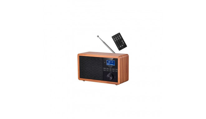 Adler Radio DAB+ Bluetooth AD 1184 Display LCD, Black/Brown, Alarm function
