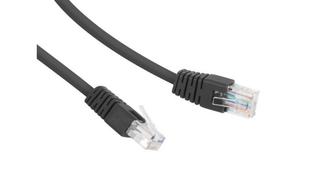 Patch cord Kat.6 UTP 0.25m black
