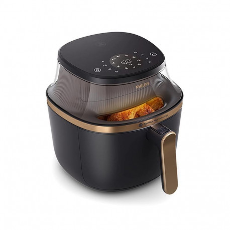 Kuumaõhufritüür, aknaga, Philips 7,2 L, must