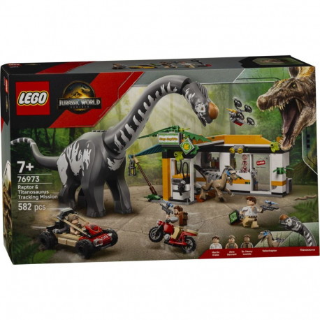 LEGO Jurassic World 76973 raptori ja titanosauruse jälgedes
