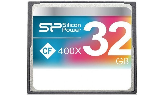 Silicon Power memory card CF 32GB 400x