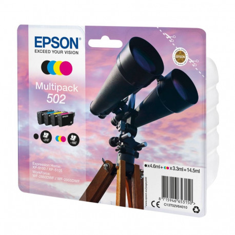 Epson 502 tindikassettide komplekt, 4 värvi