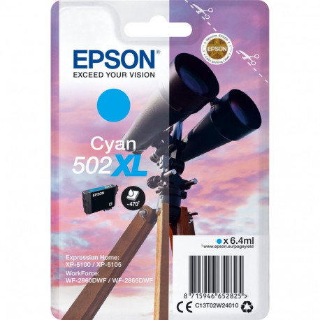 "Epson Tinte 1LB Singlepack Cyan 502XL Ink"