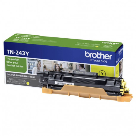 BROTHER TN-243Y YELLOW TONER CARTRIDGE, 1000P