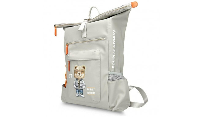 Nimmy Cool&Cute 2.0 Bear Laptop Backpack - Gray