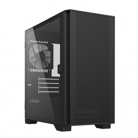 Case|MONTECH|AIR 100 LITE|MidiTower|Not included|MicroATX|MiniITX|Colour Black|AIR100LITE(B)