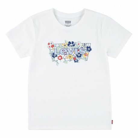 Child's Short Sleeve T-Shirt Levi's Lvg Ss Batwing Fill White