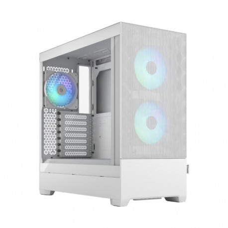 Fractal Design Pop Air RGB valge külgaken TG läbipaistev toon ATX, mATX, Mini ITX