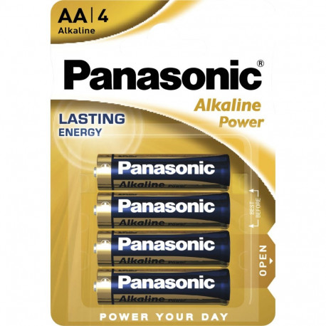 Panasonic Power Alkaline AA - 4 tk