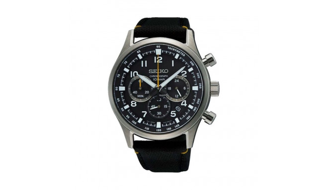 Meeste Kell Seiko SSB449P1 Must