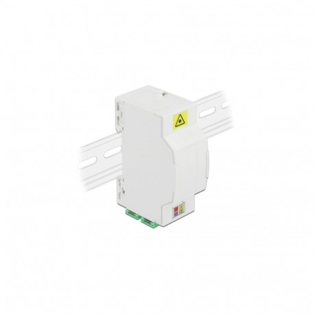 Delock Optical Fiber Connection Box for DIN Rail 4 x SC Simplex or LC Duplex