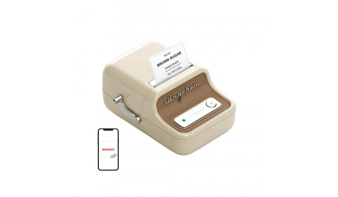 Portable Label Printer Niimbot B21 (Cream)