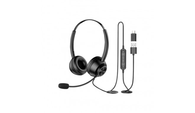 Wired headset with microphone New Bee H368